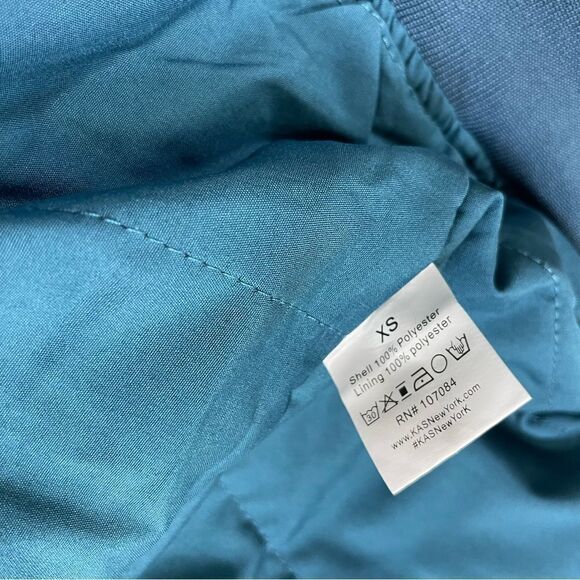 KAS New York Burnout Floral Velvet Boho Bomber Jacket Women XS Multicolor - Picture 6 of 7